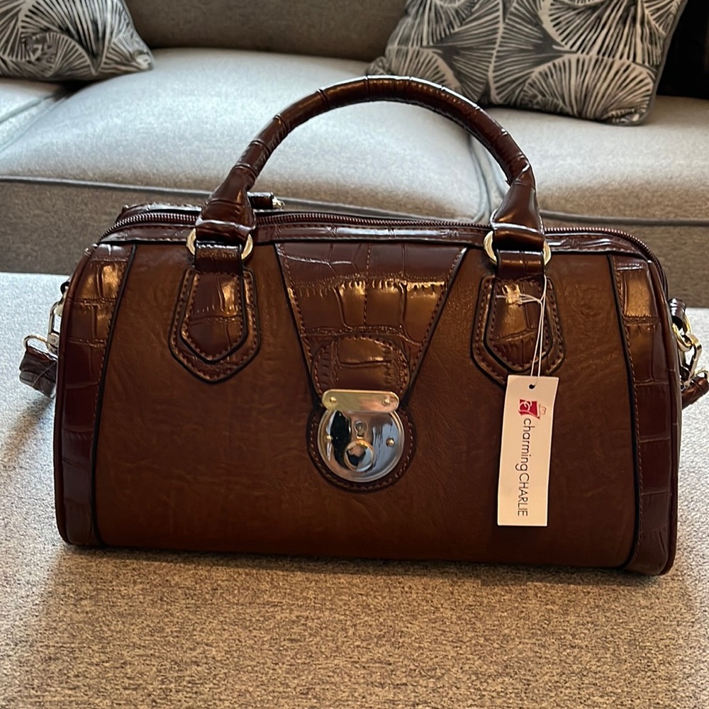 Charming Charlie Dark Chocolate Purse